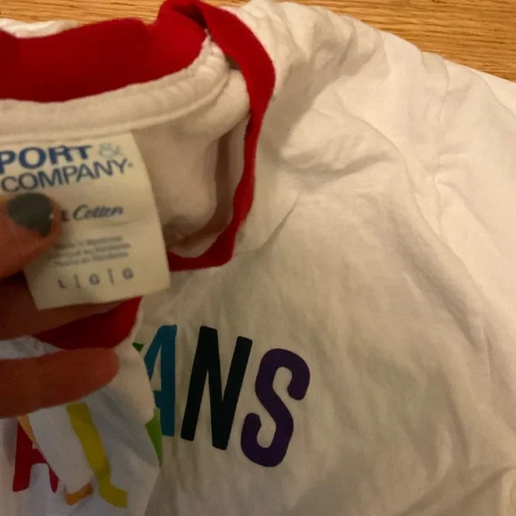 NWOT Red Ringer Pride T Shirt - Picture 3 of 4